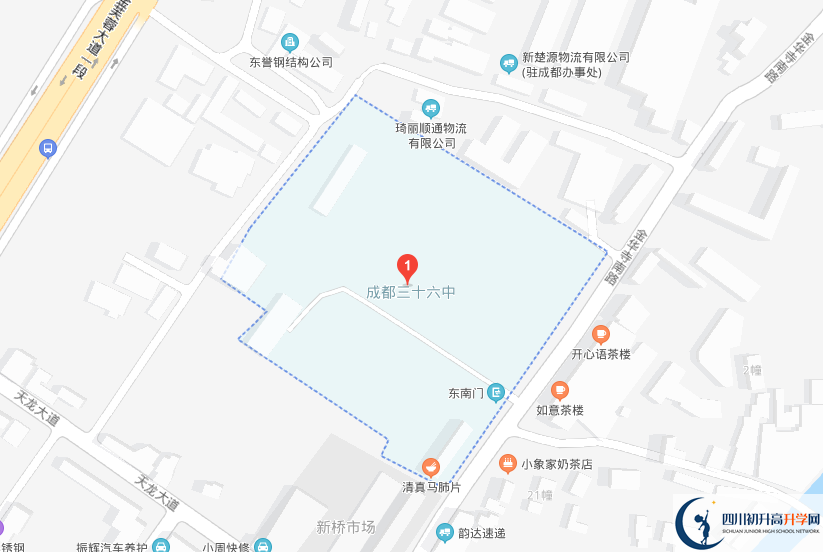 成都36中學(xué)的地址在哪里？